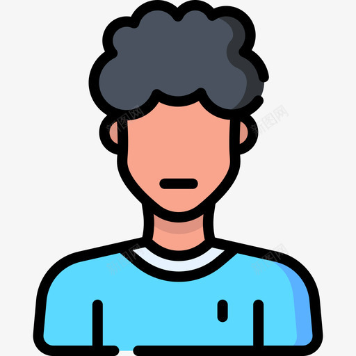 员工工作和职业化身7线性颜色svg_新图网 https://ixintu.com 员工 工作 职业 职业化 化身 线性 颜色