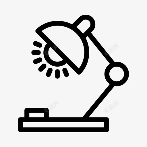 灯灯泡教育svg_新图网 https://ixintu.com 教育 灯泡 电气 学校 符号