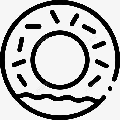 DonutBakery160线性svg_新图网 https://ixintu.com Donut Bakery 线性