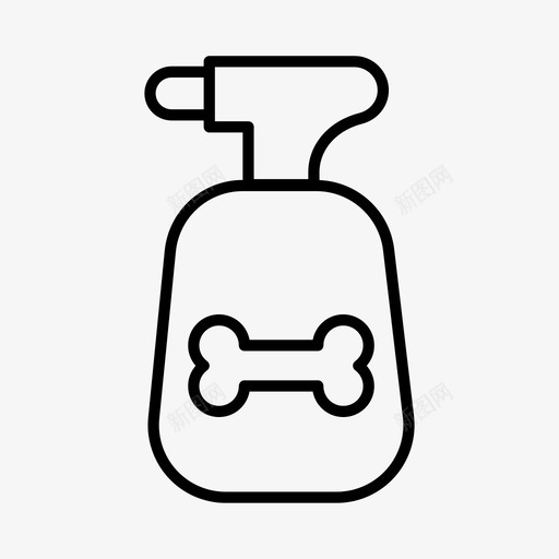 香水清洁宠物店svg_新图网 https://ixintu.com 气味 宠物 香水 清洁