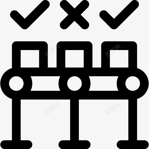 质量控制批量生产38线性svg_新图网 https://ixintu.com 质量 控制 批量生产 线性