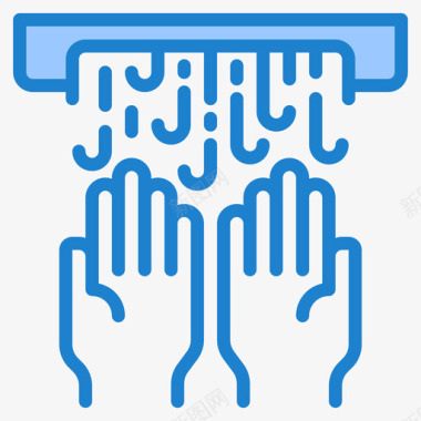 洗手液洗手液4蓝色图标