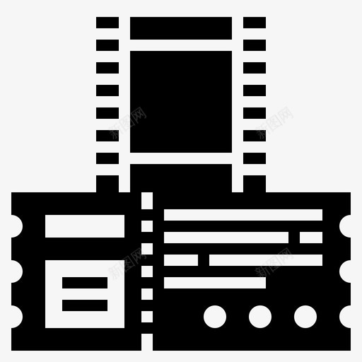 电影票113电影院字形svg_新图网 https://ixintu.com 电影票 电影院 字形