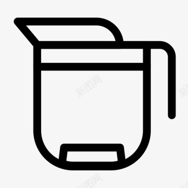水壶咖啡冰块图标