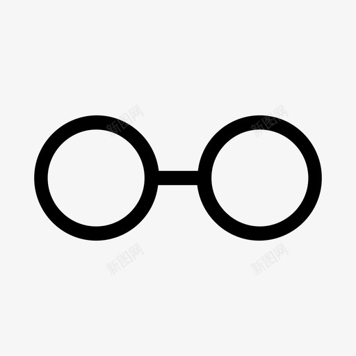 眼镜镜线svg_新图网 https://ixintu.com 眼镜 镜线