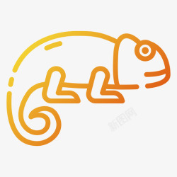 55度变色龙沙漠55梯度高清图片