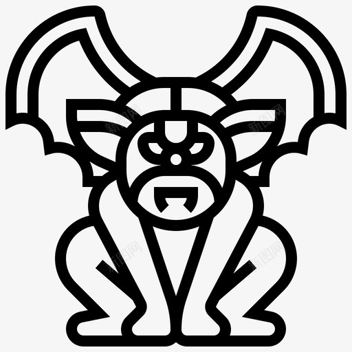 石像鬼建筑生物svg_新图网 https://ixintu.com 石像 建筑 生物 神话 雕像 中世纪