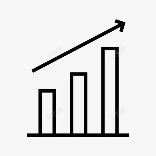 增长图表收益svg_新图网 https://ixintu.com 增长 图表 收益