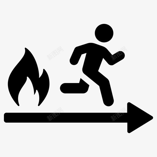 疏散紧急情况逃生svg_新图网 https://ixintu.com 疏散 紧急 情况 逃生 出口 火灾