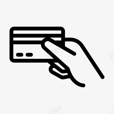 支付卡借记卡信用卡图标