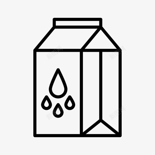 奶牛奶制品牛奶svg_新图网 https://ixintu.com 奶牛 奶制品 牛奶 四合 合一 农业