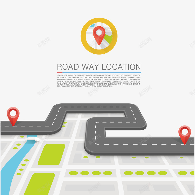 路地图立体地图交通汽车路标识png_新图网 https://ixintu.com 地图 立体 交通 汽车路 标识