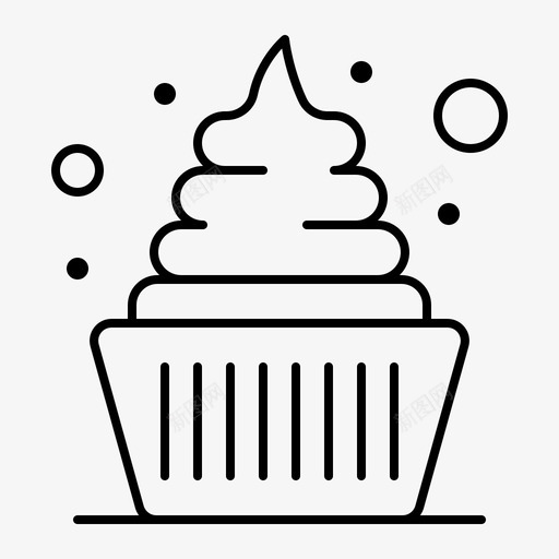 奶油纸杯蛋糕甜点svg_新图网 https://ixintu.com 奶油 纸杯 蛋糕 甜点 冰淇淋 糖果 烘焙