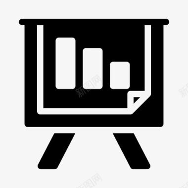 演示图表板图表统计信息图标