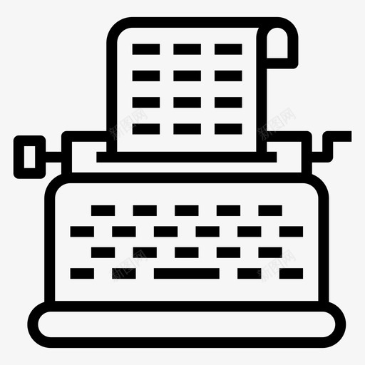 内容书写机办公材料速记员svg_新图网 https://ixintu.com 书写机 内容 办公 材料 速记员 打字机 打字 工具 法理学 法律 向量