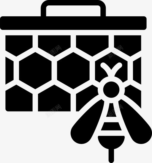 蜜蜂农业73填充svg_新图网 https://ixintu.com 蜜蜂 农业 填充