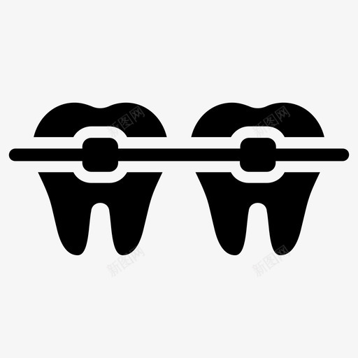牙套牙齿牙医svg_新图网 https://ixintu.com 牙齿 牙套 牙医 保健