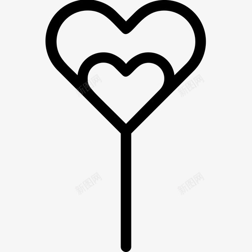 心形棒棒糖爱情关系svg_新图网 https://ixintu.com 情人节 心形 棒棒糖 爱情 关系 线性 艺术