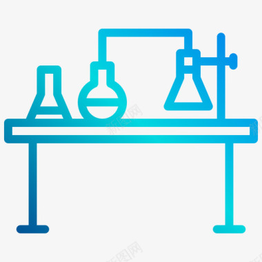 实验室科学153线性梯度图标