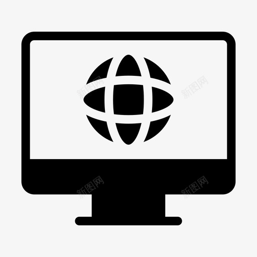 lcd全局浏览器internetsvg_新图网 https://ixintu.com lcd 全局 浏览器 internet 联机 网络 络线 图示