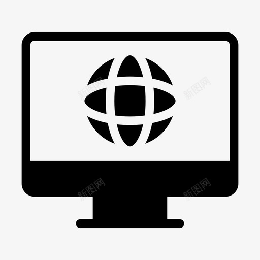 lcd全局浏览器internetsvg_新图网 https://ixintu.com lcd 全局 浏览器 internet 联机 网络 络线 图示