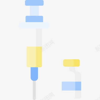 疫苗药物58扁平图标