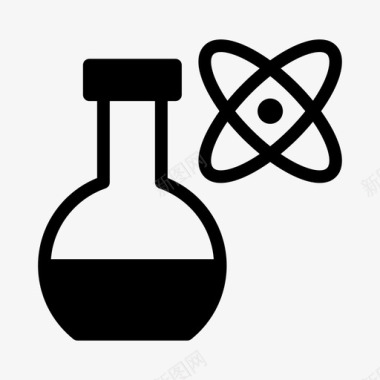 烧杯原子烧瓶分子图标
