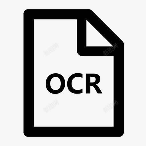 单面OCRsvg_新图网 https://ixintu.com 单面 OCR