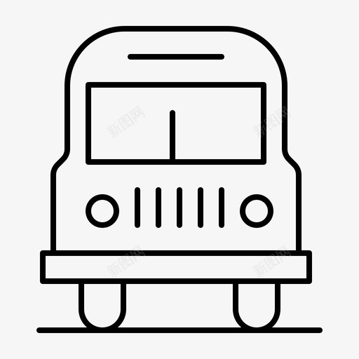 交通公共汽车露营svg_新图网 https://ixintu.com 交通 公共汽车 露营 旅行 地图