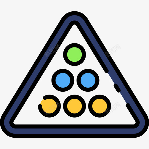 台球23号拱廊线性颜色svg_新图网 https://ixintu.com 台球 23号 拱廊 线性 颜色