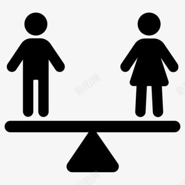 平等平衡公平图标