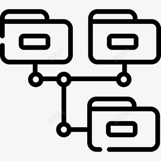 共享远程办公11直系svg_新图网 https://ixintu.com 共享 远程 办公 直系