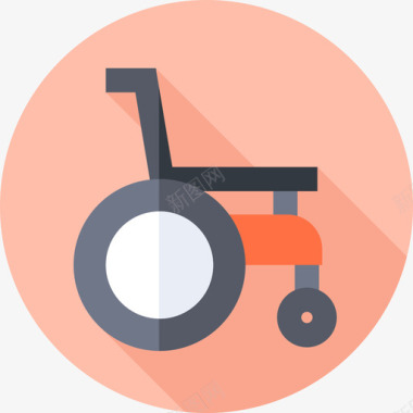 轮椅医疗服务12平房图标