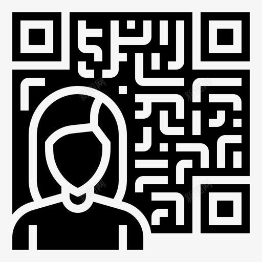 会员帐户信息svg_新图网 https://ixintu.com 会员 帐户 信息 qr 用户 条形码 QRcode