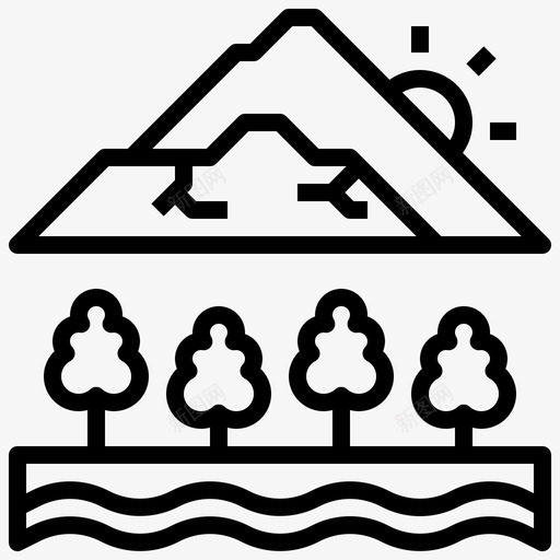 自然海拔森林svg_新图网 https://ixintu.com 风景 自然 海拔 森林 山脉 冒险