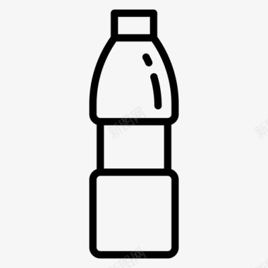 水瓶零售55线性图标