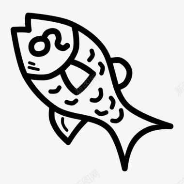 鱼鲤鱼食物图标