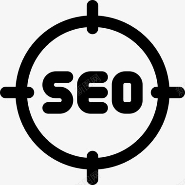 交叉线网络应用SEO4线性图标