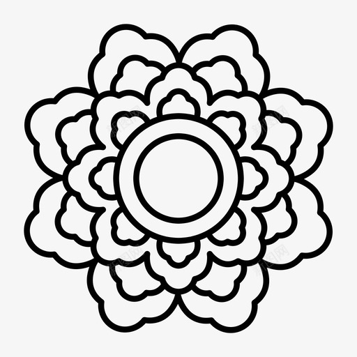 韩国图案花朵几何图案svg_新图网 https://ixintu.com 图案 韩国 花朵 几何 传统