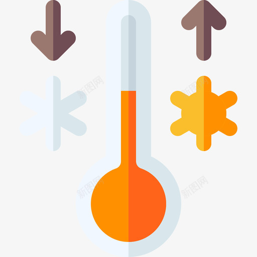温度气候变化65平坦svg_新图网 https://ixintu.com 温度 气候变化 平坦
