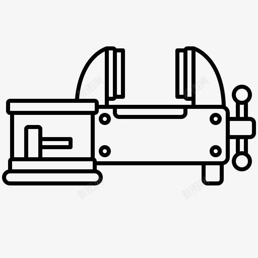 夹具工作台工厂svg_新图网 https://ixintu.com 夹具 工作台 工厂 工业 虎钳 建筑 建筑工 工具