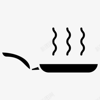 煎锅器皿厨房用具图标