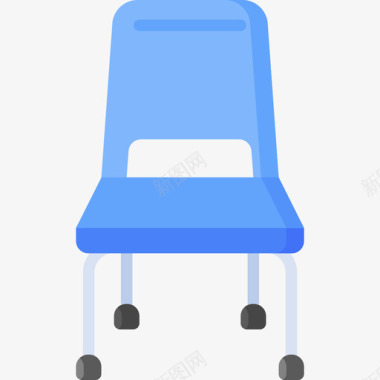 椅子塑料制品15扁平图标