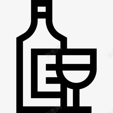 葡萄酒意大利43直链图标