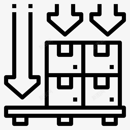 进口物流124直线svg_新图网 https://ixintu.com 进口 物流 直线