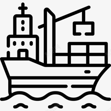 货船工业91直航图标