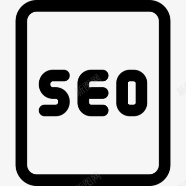 搜索引擎优化网络应用SEO4线性图标