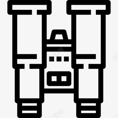 望远镜眼睛护目镜图标