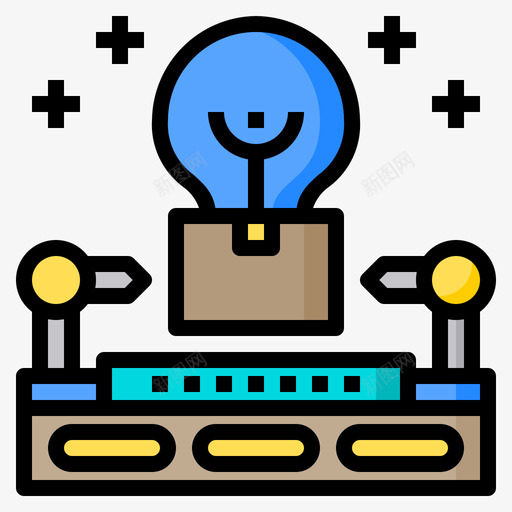 生产行为6线颜色svg_新图网 https://ixintu.com 生产 行为 颜色