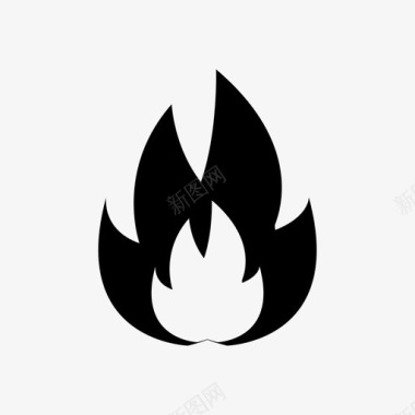 火烧火元素图标